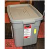 Image 1 : NEW RUBBERMAID 68 LITRE ROUGHNECK TOTE W/LID