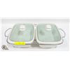 Image 1 : CHAFING CERAMIC FOOD WARMER WITH