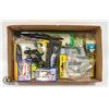 Image 1 : BOX W/NEW FISHING TACKLE; LURES, JIGS ETC