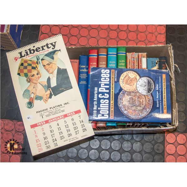 BOX OF VINTAGE GUIDES TO COLLECTING