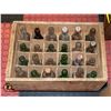 Image 1 : VINTAGE CRATE FILLED WITH VINTAGE GLASS BOTTLES