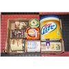 Image 1 : FLAT OF VINTAGE COLLECTIBLE TINS