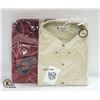 Image 1 : NEW MEN'S SHIRTS 1BURGANDY 1NATURAL 4XL