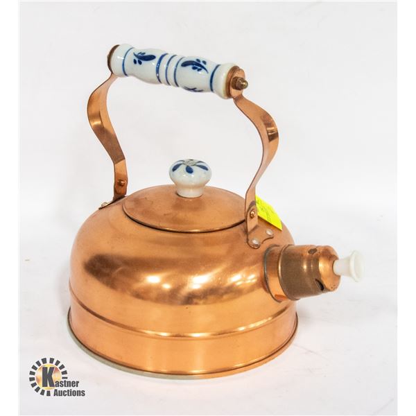 COPPER TEA KETTLE