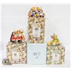 Image 1 : LOT OF 4 COLLECTIBLE VINTAGE CHERISHED TEDDIES