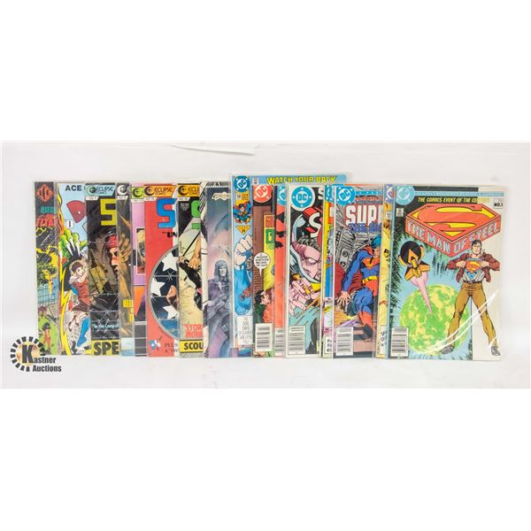 FLAT OF VINTAGE DC COMICS