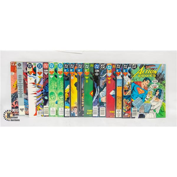 FLAT OF VINTAGE DC COMICS