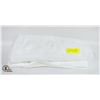 Image 1 : NEW SET OF 6 - 100% COTTON 33.5 X 16.5" WHITE