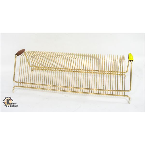 VINTAGE VINYL RECORD RACK