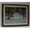 Image 1 : KELVIN SAWATZKY ORIGINAL "BRICHWOOD TRAILS" SIGN