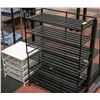 Image 1 : 2 BLACK METAL 3 TIER SHOE RACKS SOLD WITH