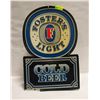 Image 1 : FOSTER'S LIGHT BEER LIGHT-UP DISPLAY - 27"X18"X5