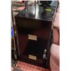 Image 1 : BLACK 2 DRAWER FILING CABINET WITH KEYS