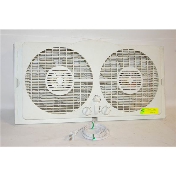 WINDOW DOUBLE SLIM FAN