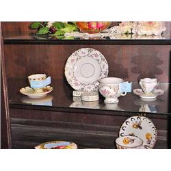 Bohemian Porcelain on Shelf
