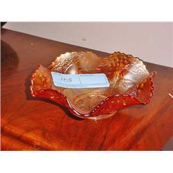 Fenton Lion Marigold Bowl