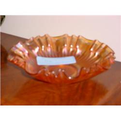 Fenton Stippled Raised Marigold Bowl