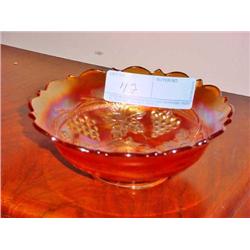 Fenton Grape Cable Marigold Bowl