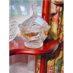 Crystal Covered Candy Dish