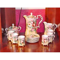 Hand Painted Tea Set #107