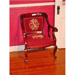 Needle Point Arm Chair