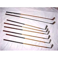 Vintage Wooden Macgregor Duralite Golf Clubs