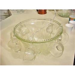 Punch Bowl/Cups/Ladle