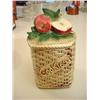 Image 1 : McCoy Apples on Basketweave Cookie Jar