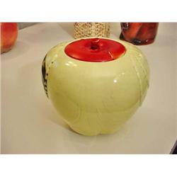Unknown Yellow Apple (Marked w/H) Cookie Jar
