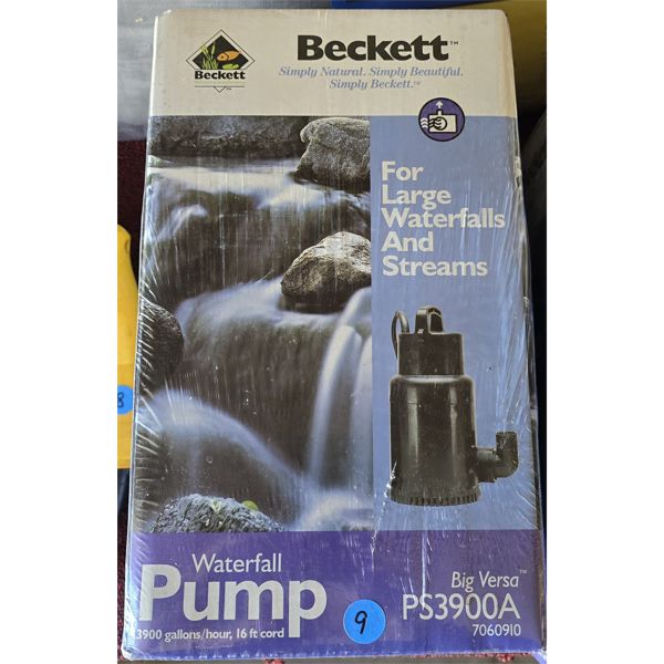 NEW BECKETT 3900 GALLON WATER PUMP