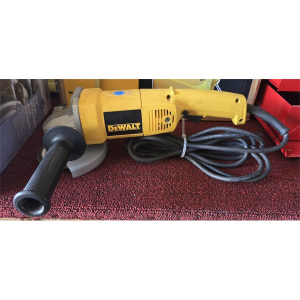 DEWALT 5" ANGLE GRINDER
