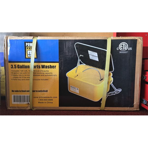 NEW 3.5 GALLON PARTS WASHER