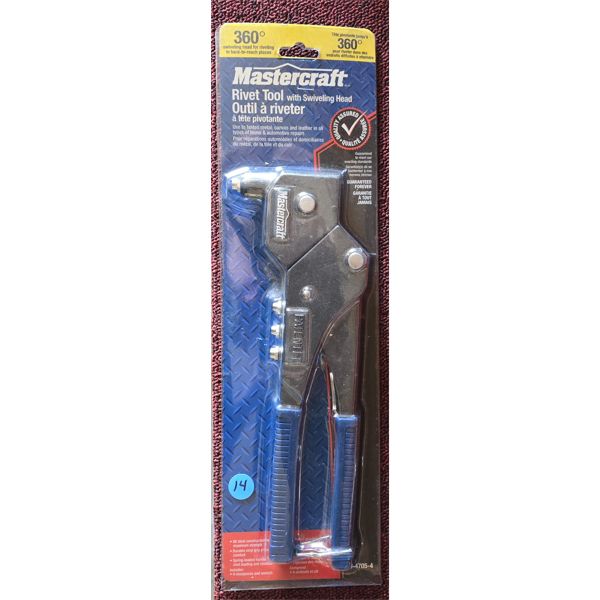 NEW MASTERCRAFT RIVET TOOL 