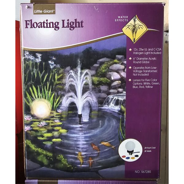NEW FLOATING POND LIGHT DECORATION