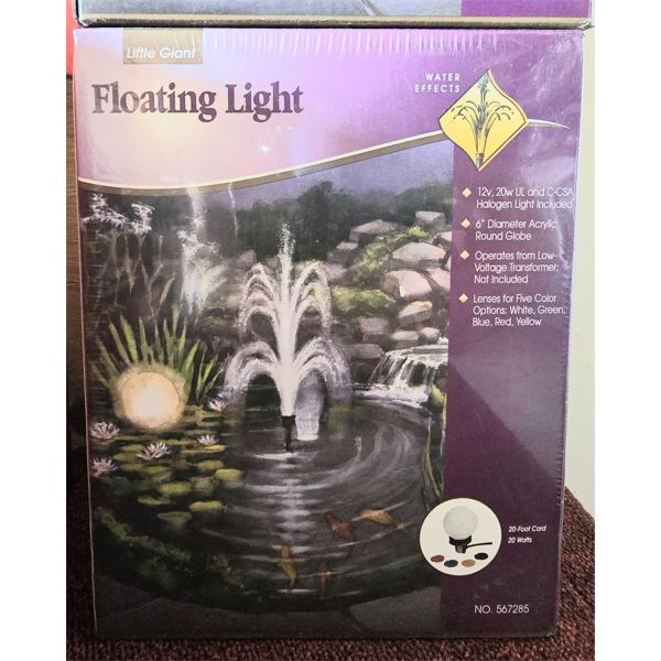 NEW FLOATING POND LIGHT DECORATION
