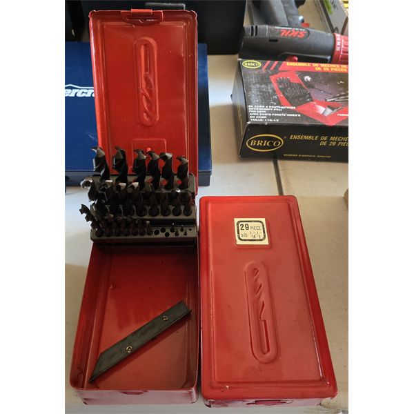 TWO 29PC DRILL BIT SETS 