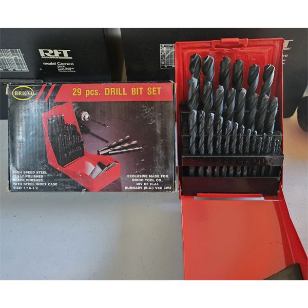 NEW BRICO 29PC DRILL BIT SET