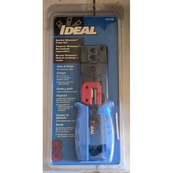 NEW IDEAL RATCHET TELEMASTER CRIMP TOOL