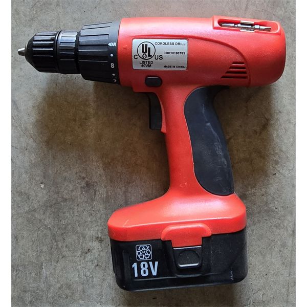 18V CORDLESS DRILL