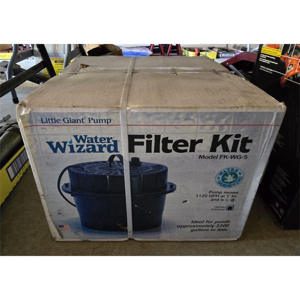 NEW WATER WIZARD PUMP FILTER KIT