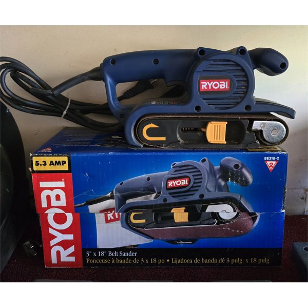 RYOBI 3" X 18" BELT SANDER