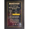 Image 3 : MASTERCRAFT 15" DRILL PRESS