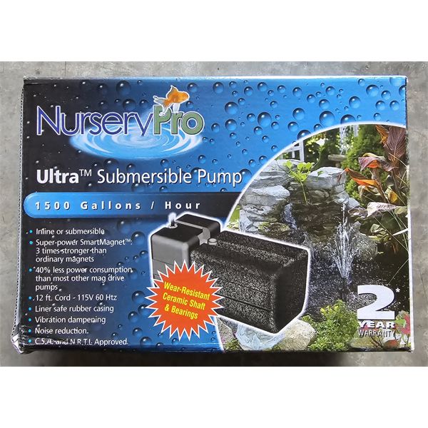 NEW NURSERY PRO ULTRA SUBMERSIBLE PUMP