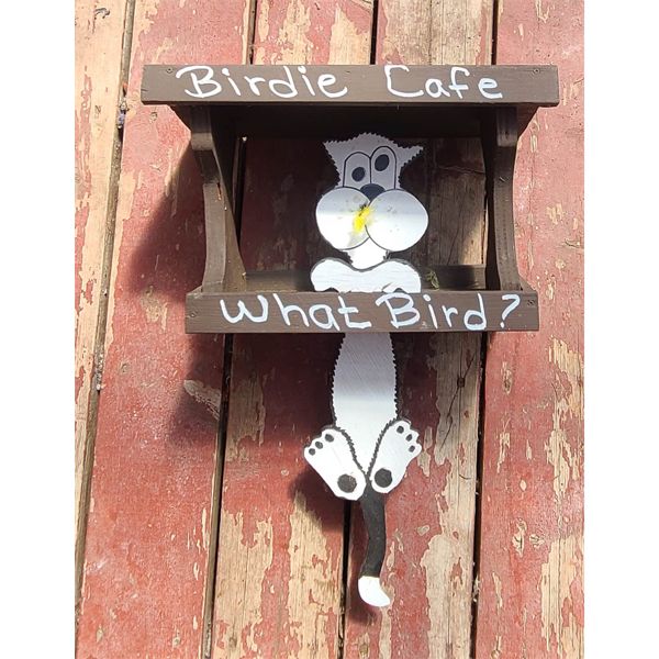 "BIRDIE CAFE" BIRD FEEDER