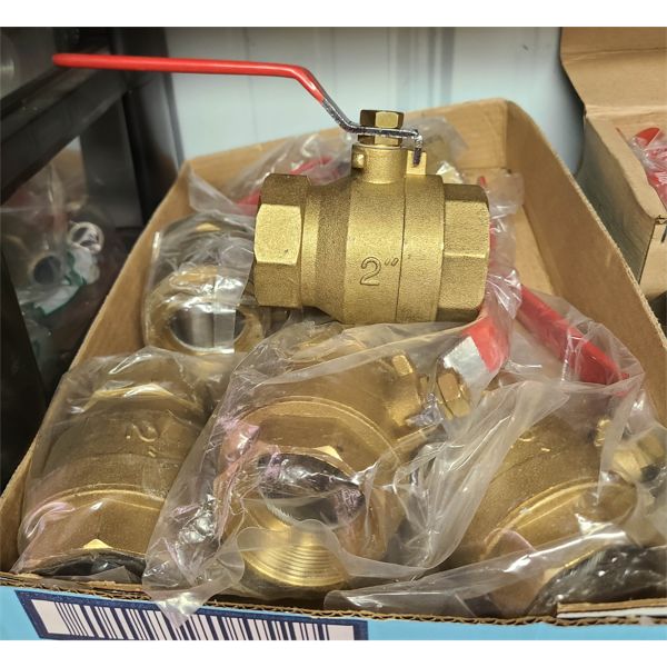 7 NEW 2" BALL VALVES 600 WOG