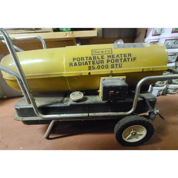SEARS PORTABLE 85,000 BTU HEATER