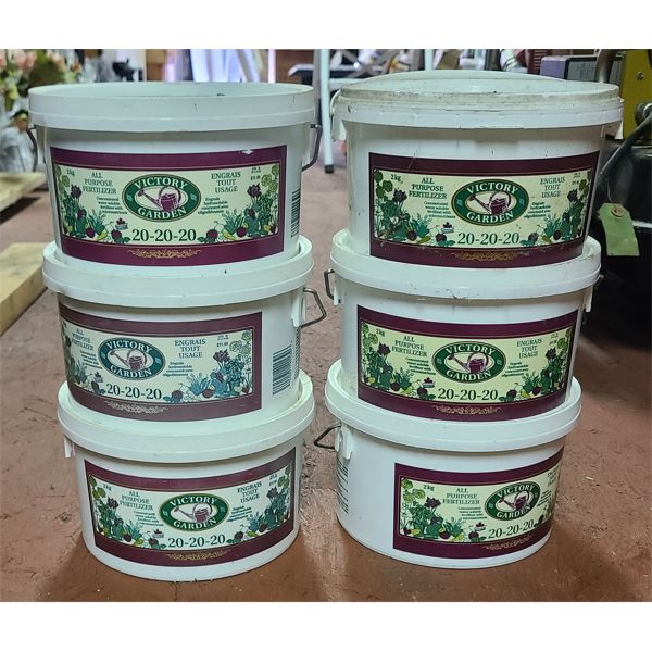 6 x 2 KG VICTORY GARDEN 20-20-20 ALL PURPOSE FERTILIZER