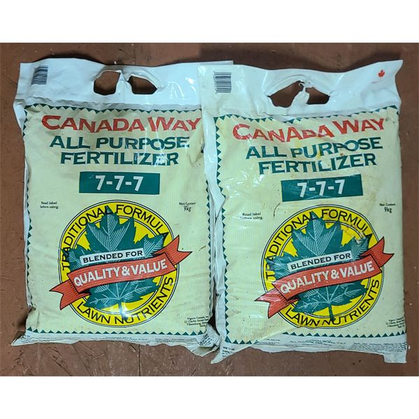 2 CANADA WAY ALL PURPOSE FERTILIZER 