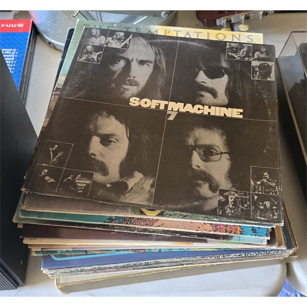 ASSORTED RECORDS - THE TEMPTATIONS, SOFT MACHINE