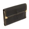 Image 2 : Louis Vuitton Black Leather International 3 Fold Wallet